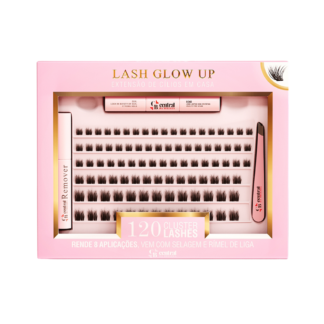 Kit LashGlowUp - Extensão de cílios em casa