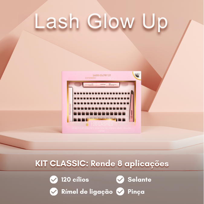 LashGlowUp - Extensão de cílios em casa